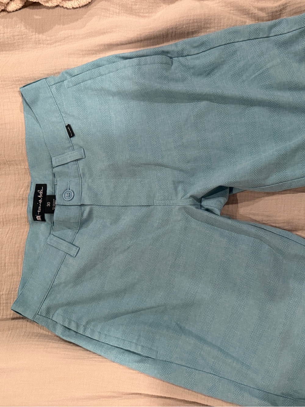Travis Matthew Light Blue Men’s Casual Shorts